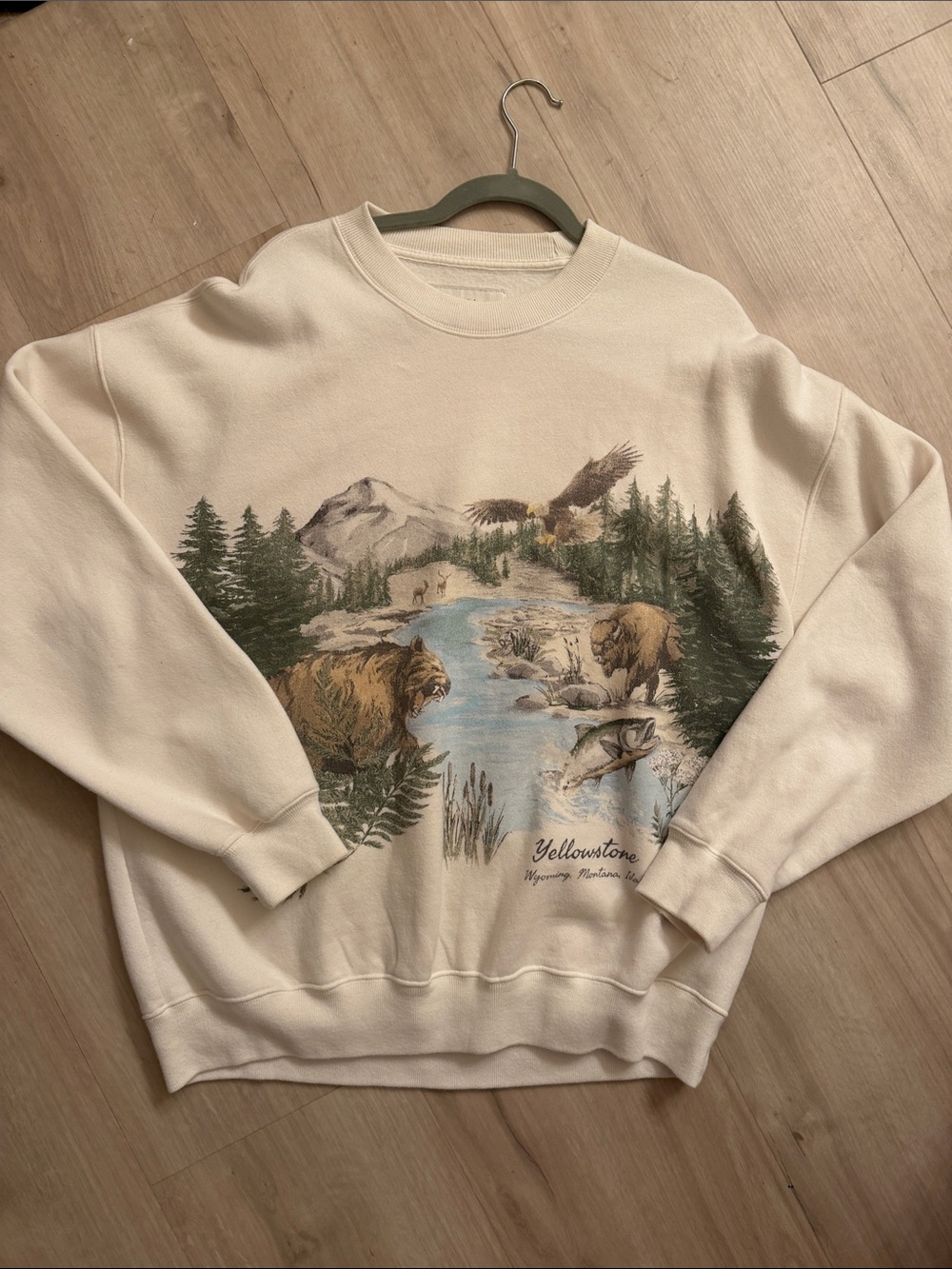 Abercrombie & Fitch Yellowstone Graphic Crewneck